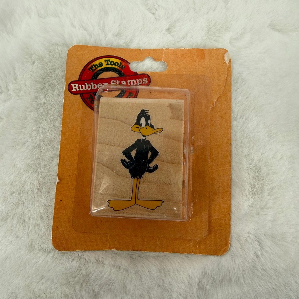 Rubber‎ Stampede Daffy Duck Rubber Stamp Looney Tunes 1994 014-D VINTAGE